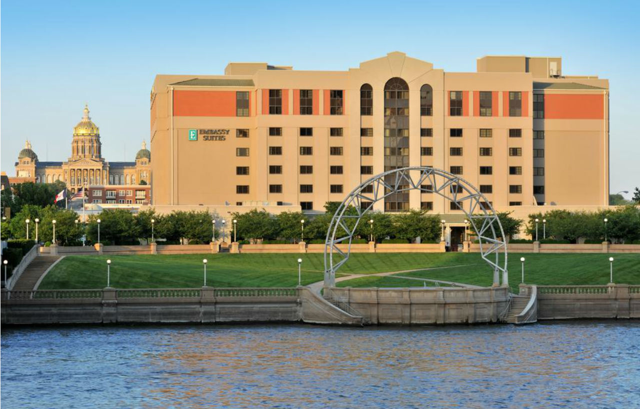 Embassy Suites Des Moines Downtown Eksteriør billede